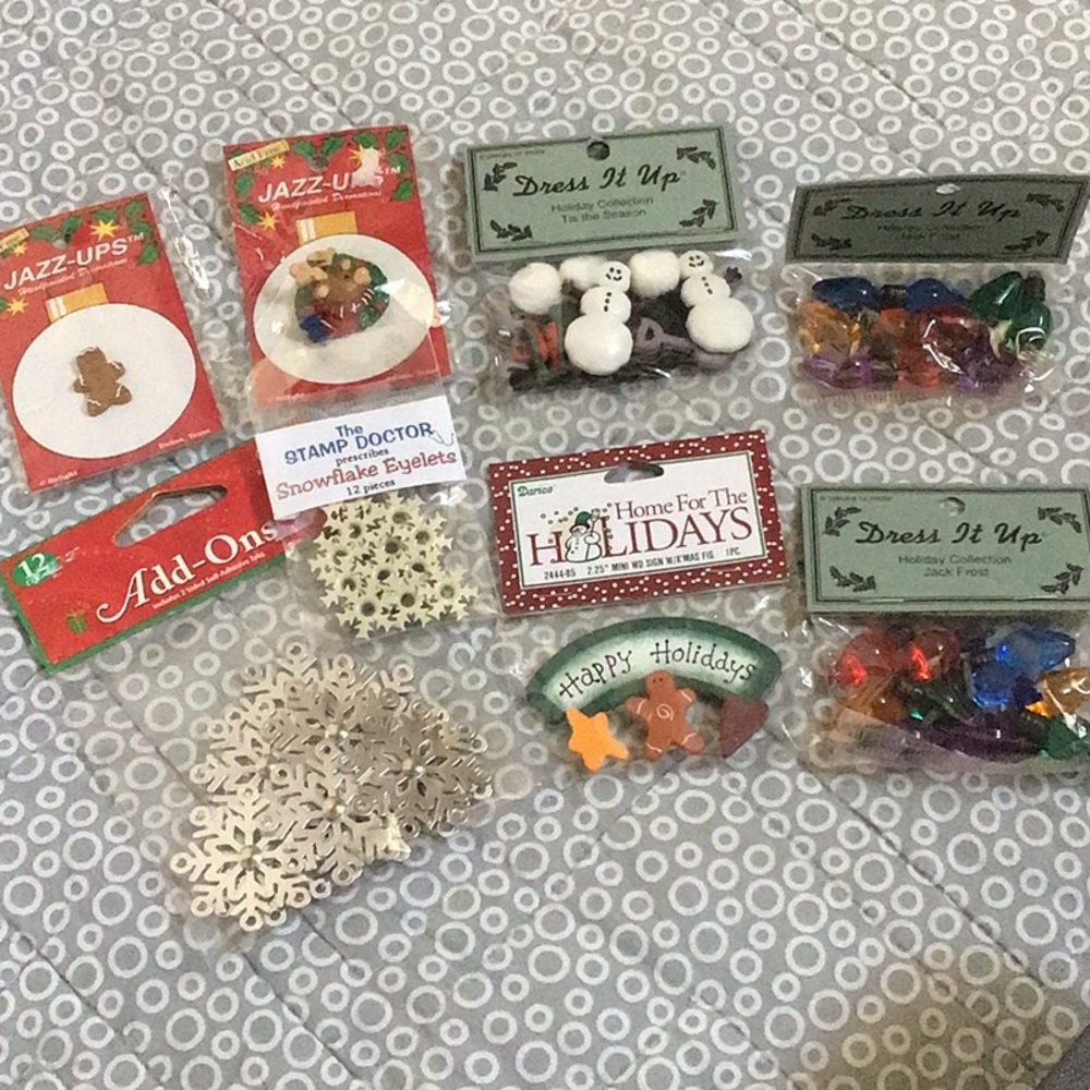 🏷 New Scrapbook Embellishments Christmas Bundle